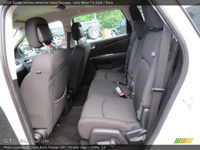 Ivory White Tri-Coat / Black 2012 Dodge Journey American Value Package