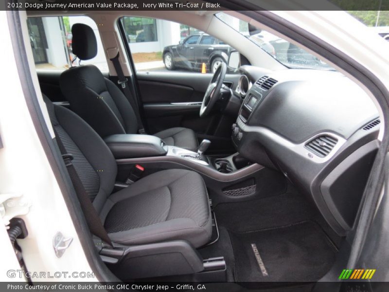 Ivory White Tri-Coat / Black 2012 Dodge Journey American Value Package