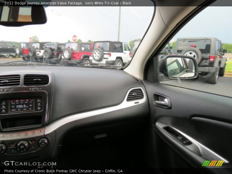 Ivory White Tri-Coat / Black 2012 Dodge Journey American Value Package