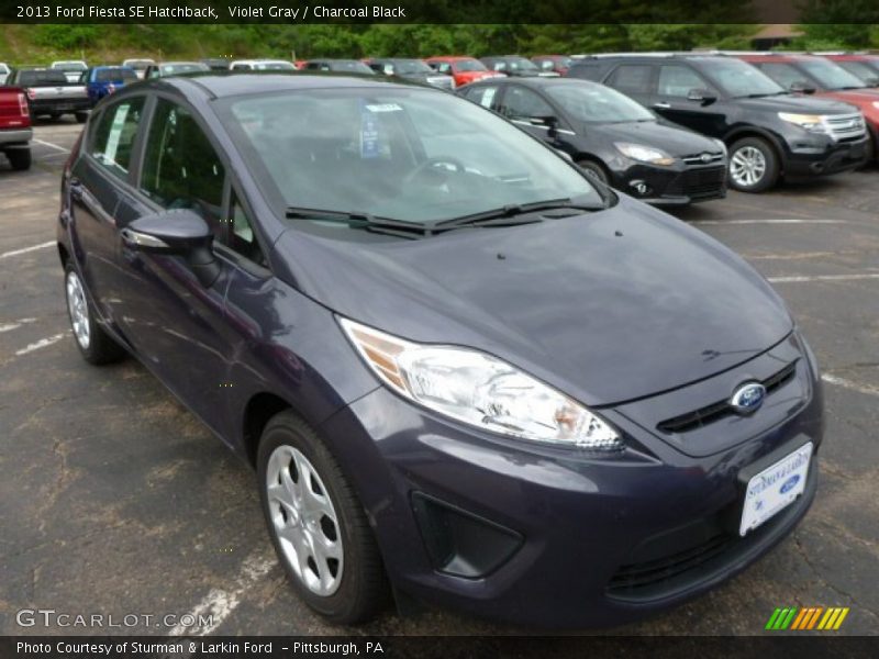 Violet Gray / Charcoal Black 2013 Ford Fiesta SE Hatchback