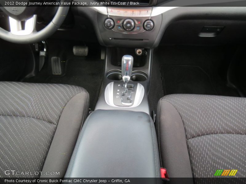 Ivory White Tri-Coat / Black 2012 Dodge Journey American Value Package
