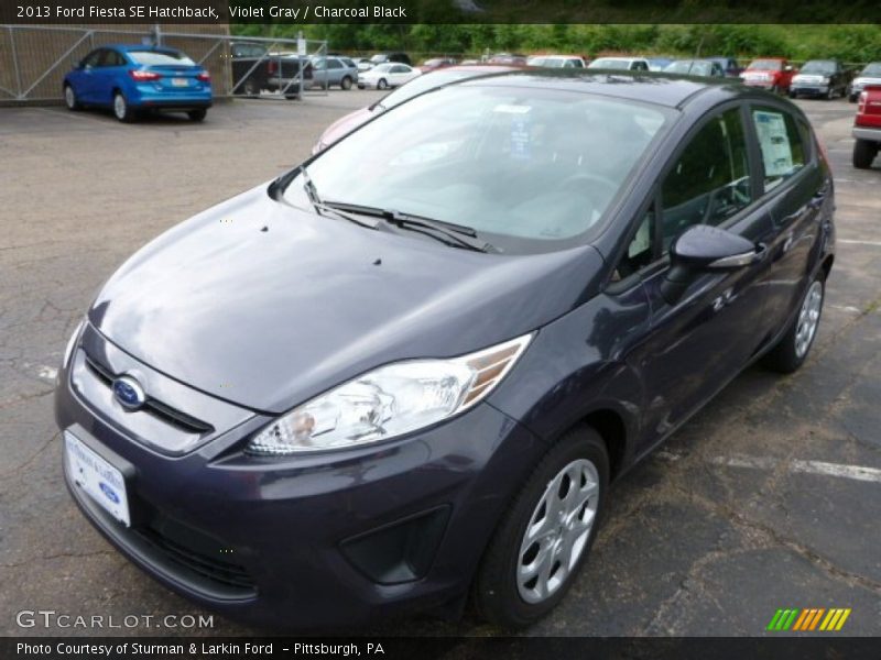Violet Gray / Charcoal Black 2013 Ford Fiesta SE Hatchback