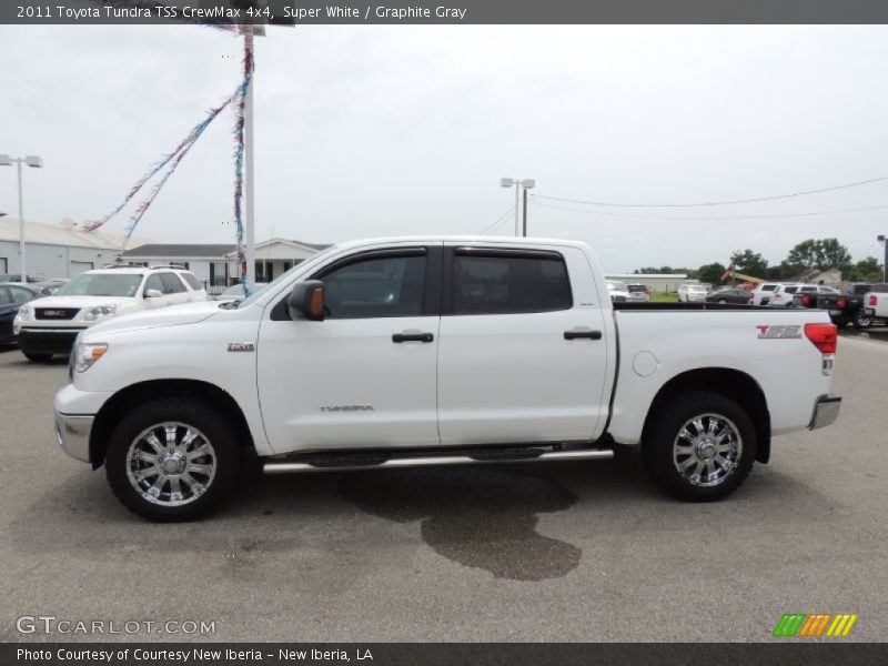 Super White / Graphite Gray 2011 Toyota Tundra TSS CrewMax 4x4