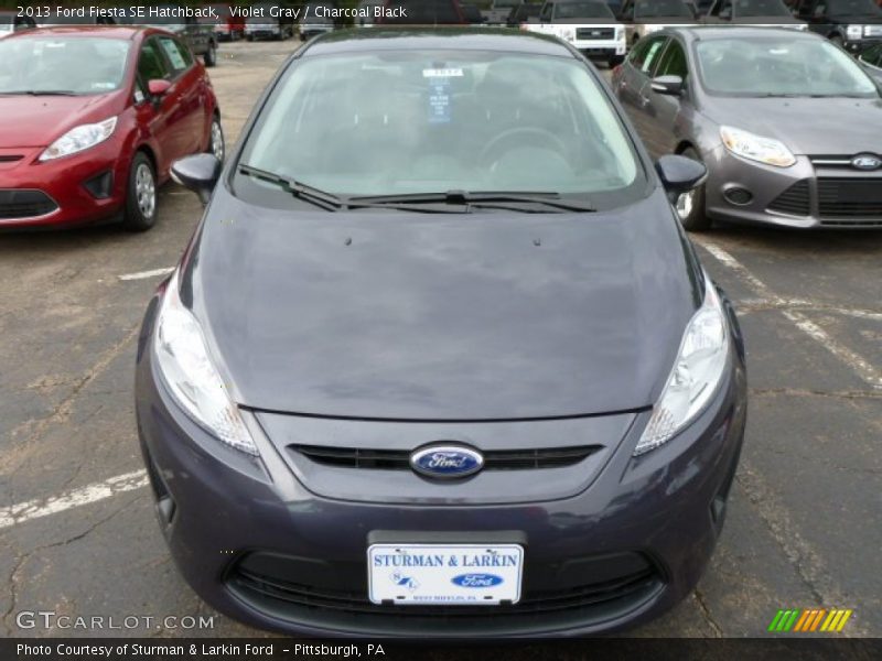 Violet Gray / Charcoal Black 2013 Ford Fiesta SE Hatchback