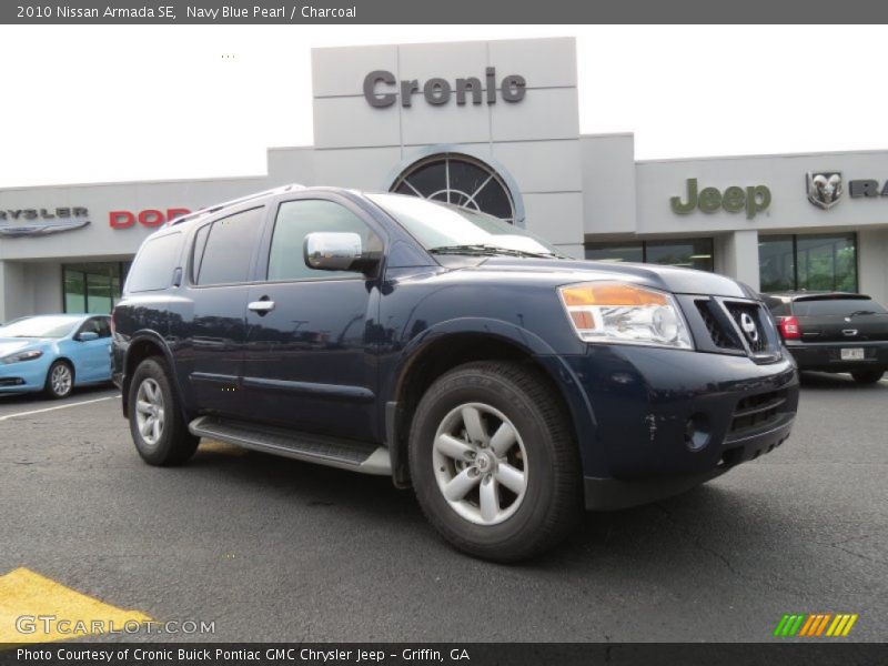 Navy Blue Pearl / Charcoal 2010 Nissan Armada SE