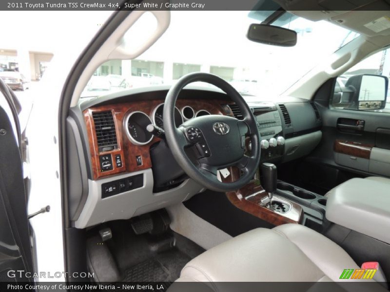 Super White / Graphite Gray 2011 Toyota Tundra TSS CrewMax 4x4