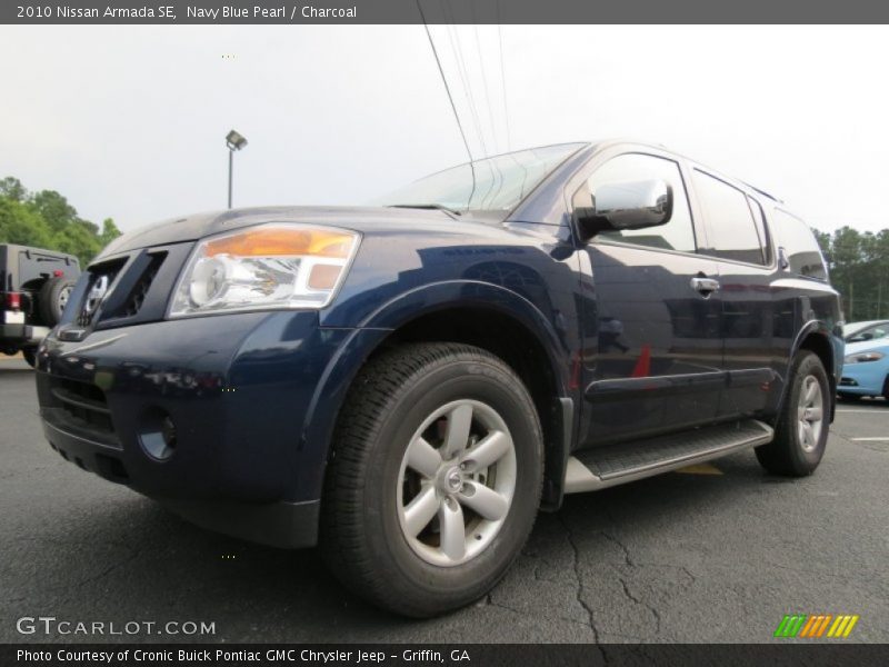 Navy Blue Pearl / Charcoal 2010 Nissan Armada SE