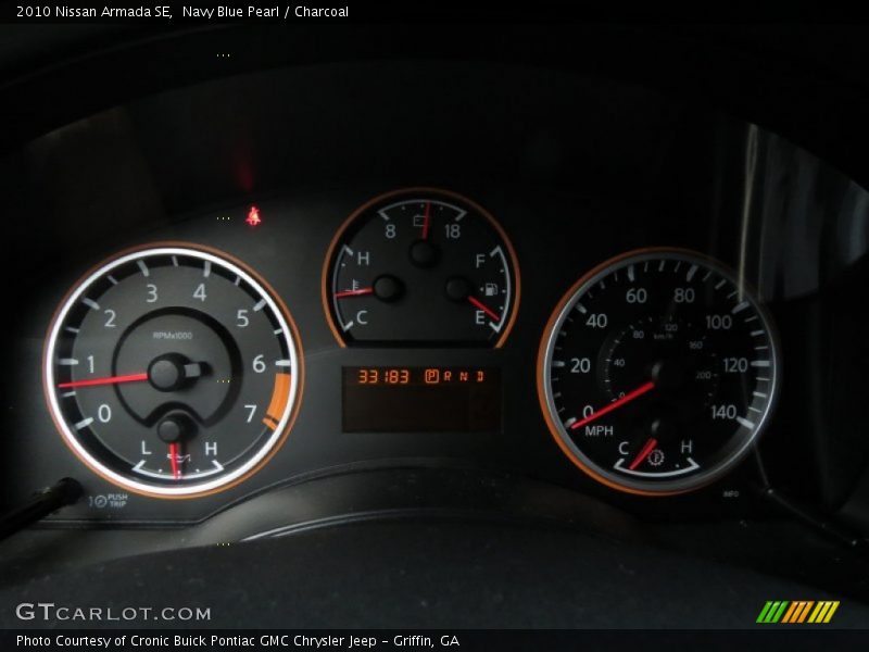 Navy Blue Pearl / Charcoal 2010 Nissan Armada SE
