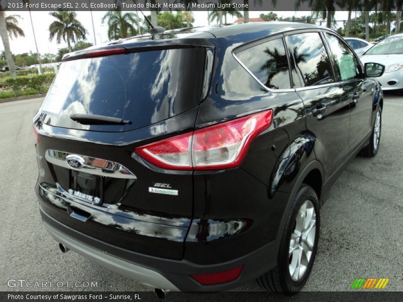 Tuxedo Black Metallic / Medium Light Stone 2013 Ford Escape SEL 2.0L EcoBoost