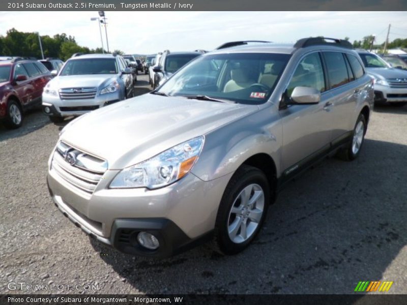 Tungsten Metallic / Ivory 2014 Subaru Outback 2.5i Premium