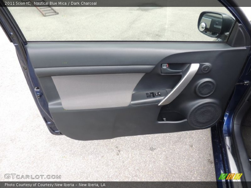 Nautical Blue Mica / Dark Charcoal 2011 Scion tC