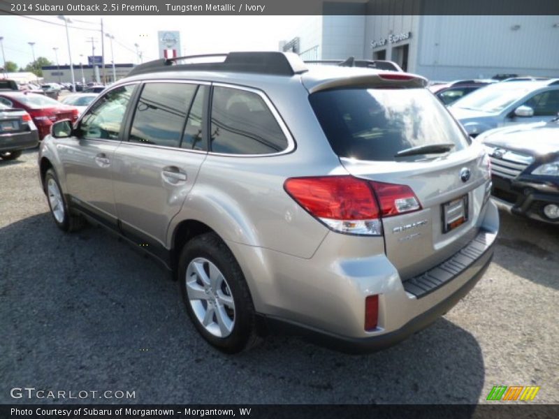 Tungsten Metallic / Ivory 2014 Subaru Outback 2.5i Premium