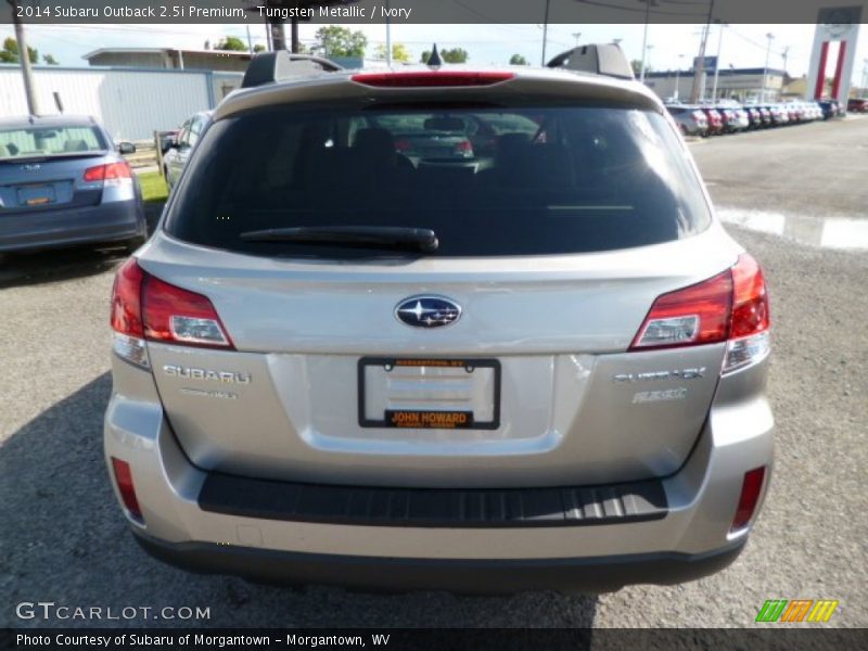 Tungsten Metallic / Ivory 2014 Subaru Outback 2.5i Premium