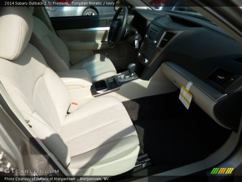 Tungsten Metallic / Ivory 2014 Subaru Outback 2.5i Premium