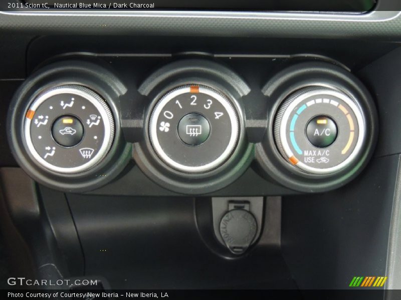 Nautical Blue Mica / Dark Charcoal 2011 Scion tC