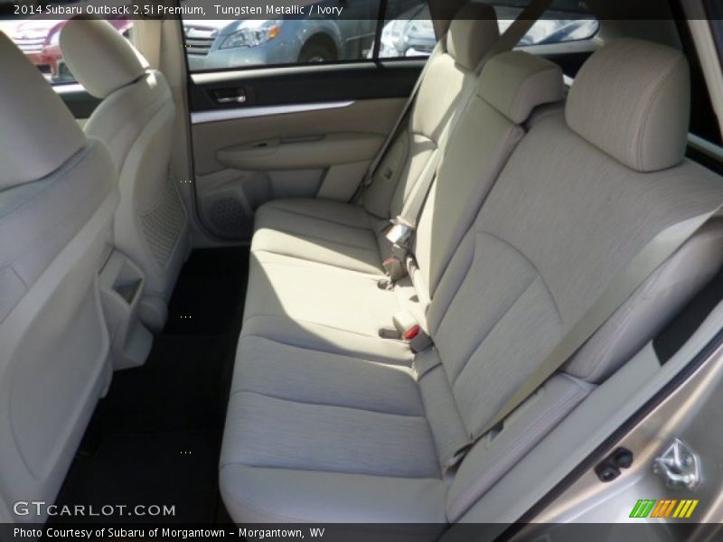 Tungsten Metallic / Ivory 2014 Subaru Outback 2.5i Premium