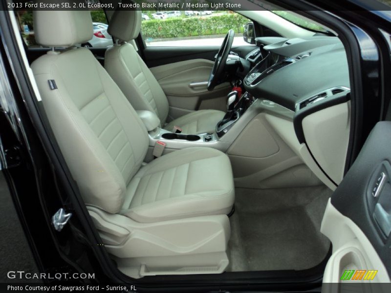 Tuxedo Black Metallic / Medium Light Stone 2013 Ford Escape SEL 2.0L EcoBoost