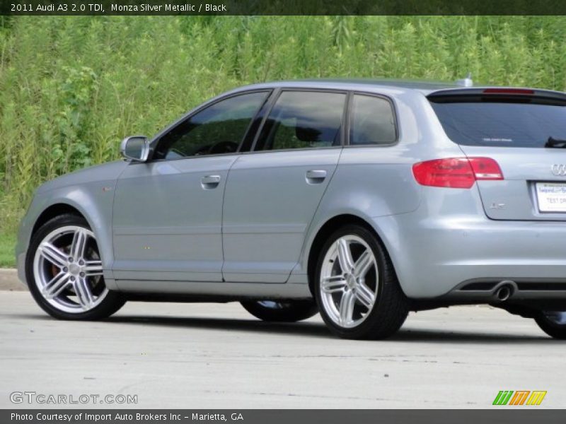 Monza Silver Metallic / Black 2011 Audi A3 2.0 TDI