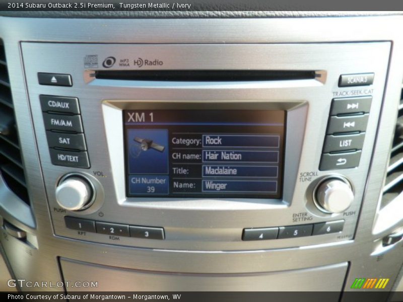 Tungsten Metallic / Ivory 2014 Subaru Outback 2.5i Premium