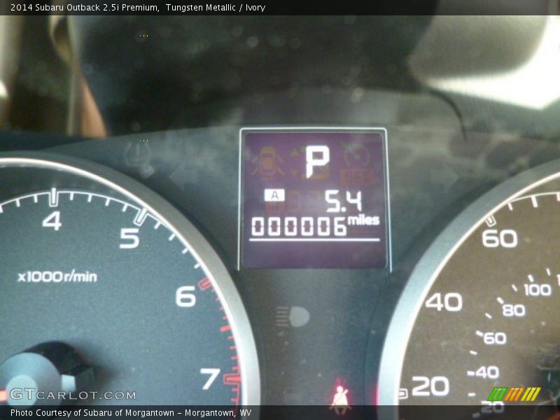Tungsten Metallic / Ivory 2014 Subaru Outback 2.5i Premium