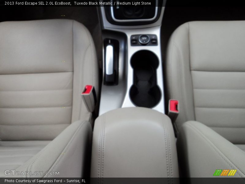 Tuxedo Black Metallic / Medium Light Stone 2013 Ford Escape SEL 2.0L EcoBoost
