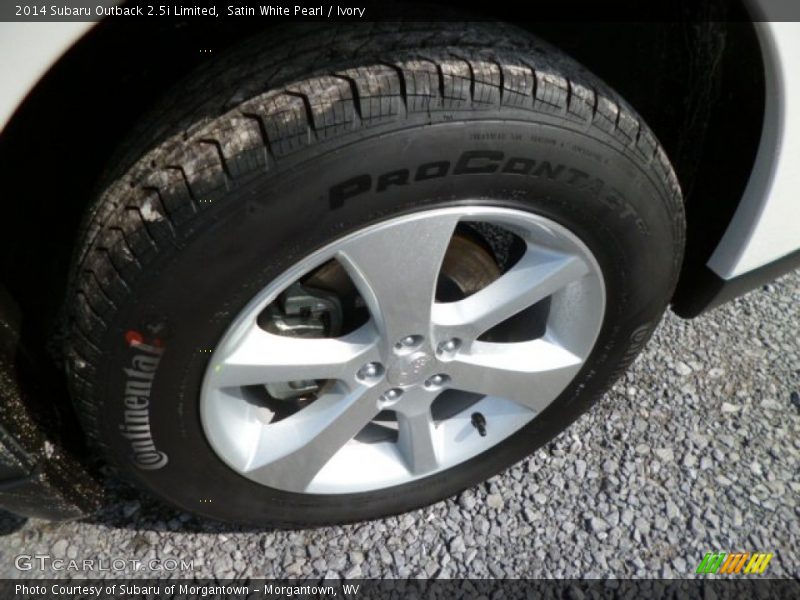 Satin White Pearl / Ivory 2014 Subaru Outback 2.5i Limited