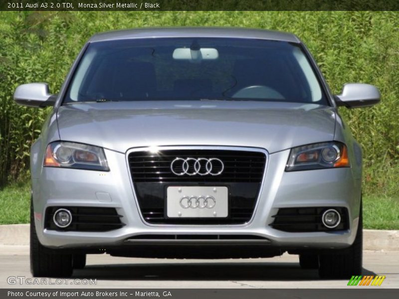 Monza Silver Metallic / Black 2011 Audi A3 2.0 TDI