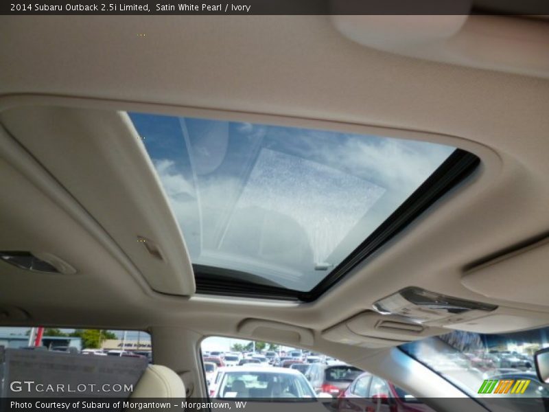Satin White Pearl / Ivory 2014 Subaru Outback 2.5i Limited