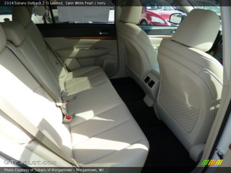 Satin White Pearl / Ivory 2014 Subaru Outback 2.5i Limited