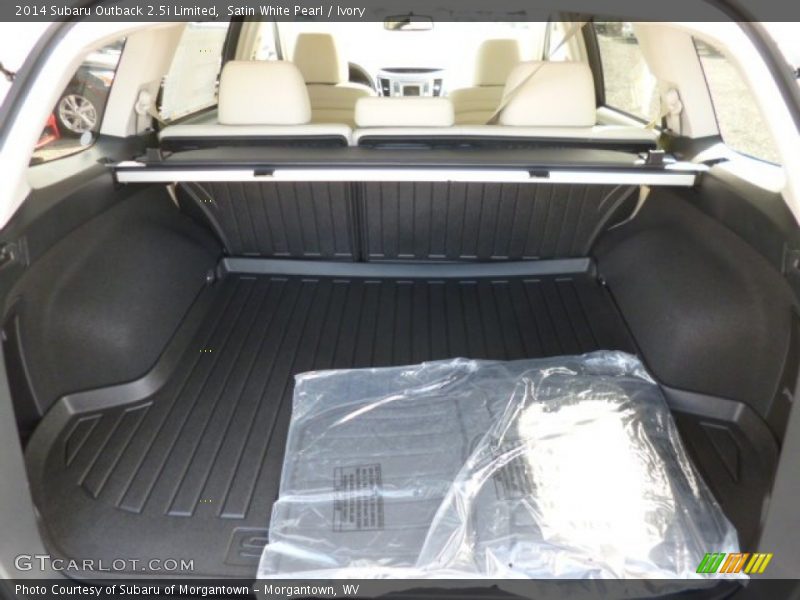 Satin White Pearl / Ivory 2014 Subaru Outback 2.5i Limited