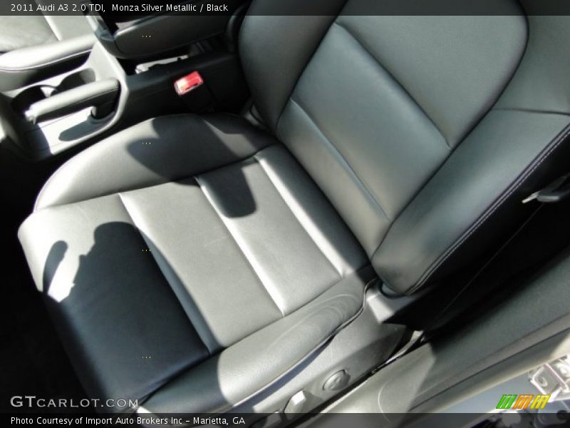 Monza Silver Metallic / Black 2011 Audi A3 2.0 TDI