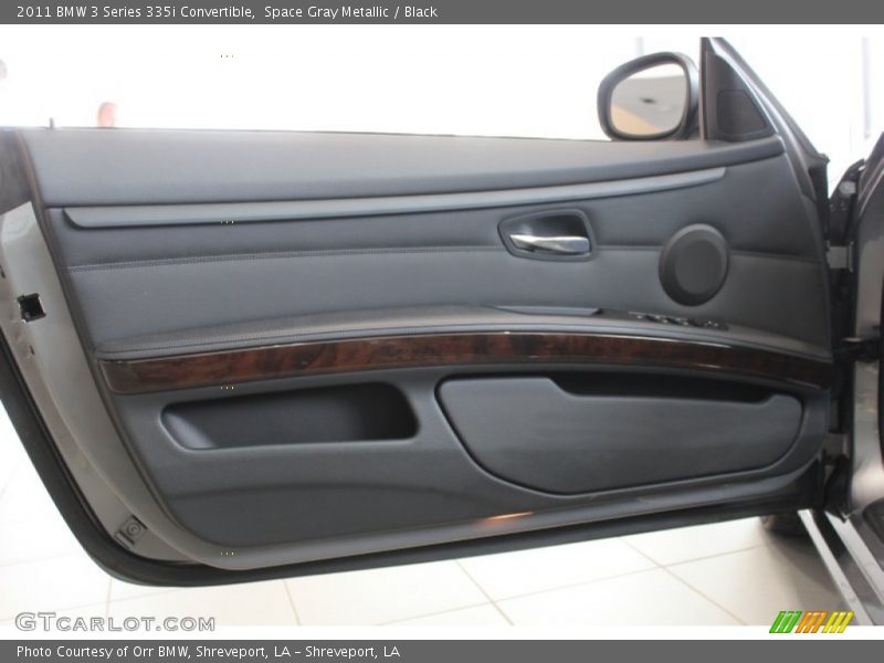 Space Gray Metallic / Black 2011 BMW 3 Series 335i Convertible