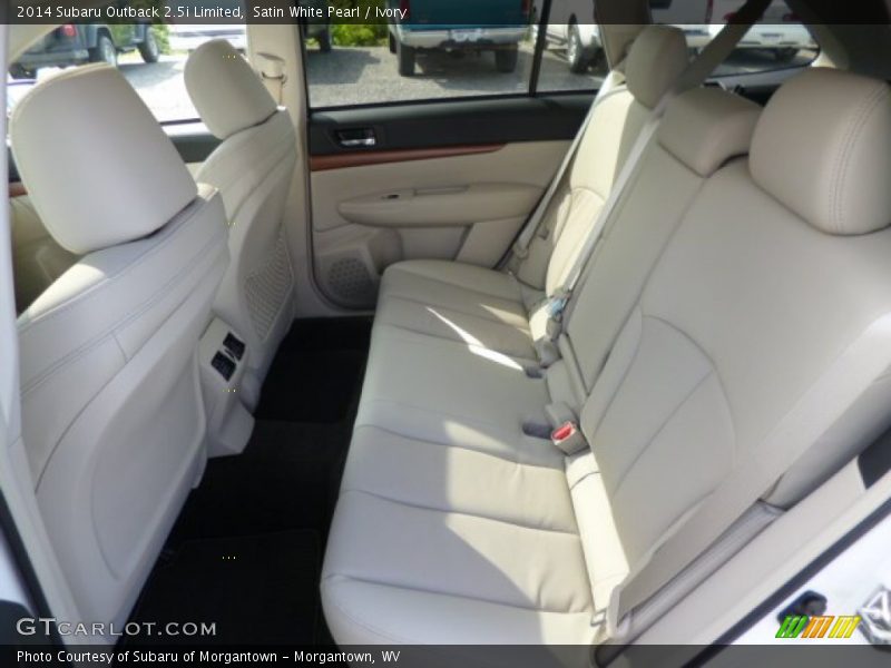 Satin White Pearl / Ivory 2014 Subaru Outback 2.5i Limited