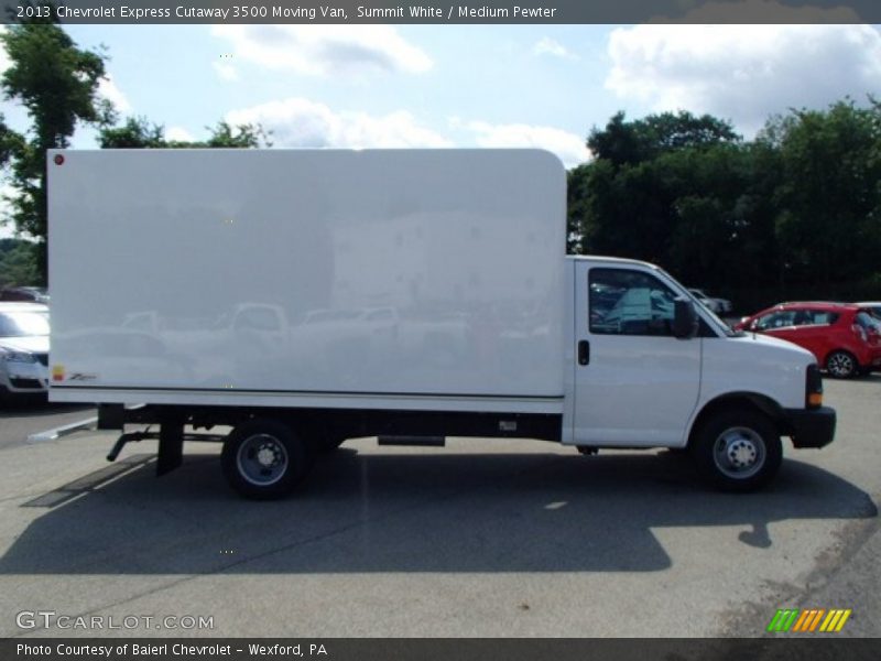 Summit White / Medium Pewter 2013 Chevrolet Express Cutaway 3500 Moving Van