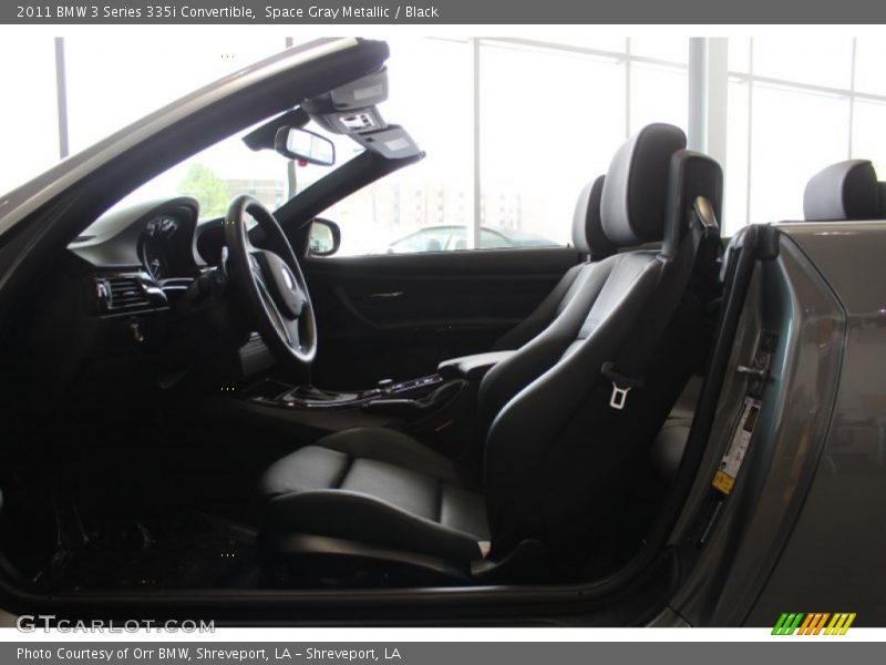 Space Gray Metallic / Black 2011 BMW 3 Series 335i Convertible