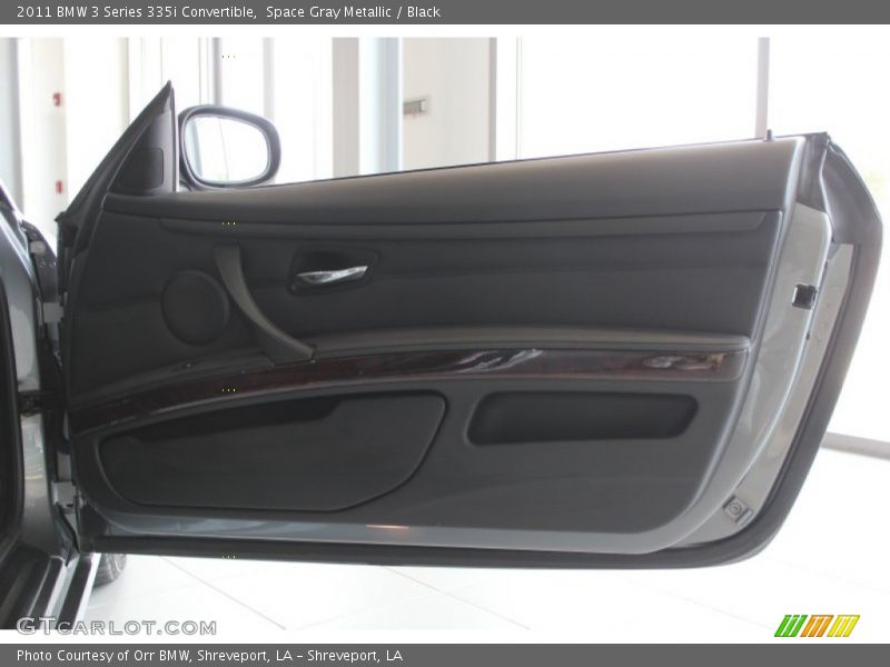 Space Gray Metallic / Black 2011 BMW 3 Series 335i Convertible