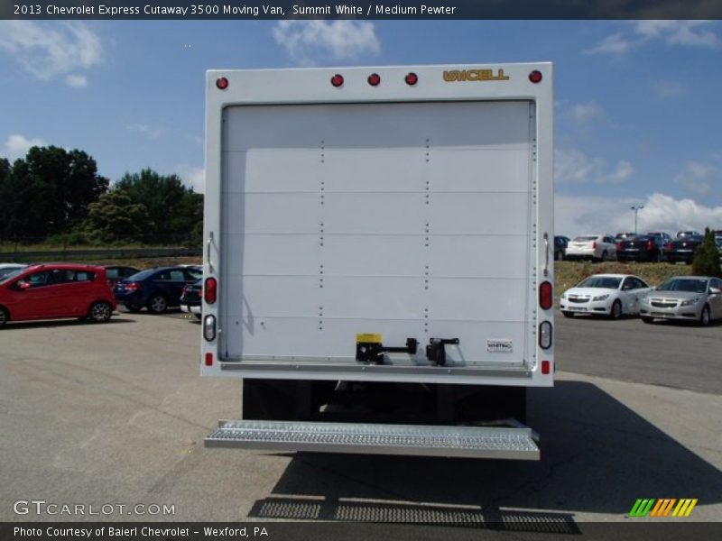Summit White / Medium Pewter 2013 Chevrolet Express Cutaway 3500 Moving Van