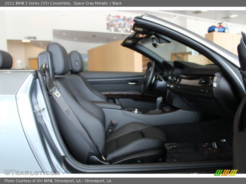 Space Gray Metallic / Black 2011 BMW 3 Series 335i Convertible