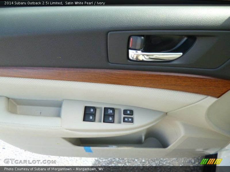 Satin White Pearl / Ivory 2014 Subaru Outback 2.5i Limited