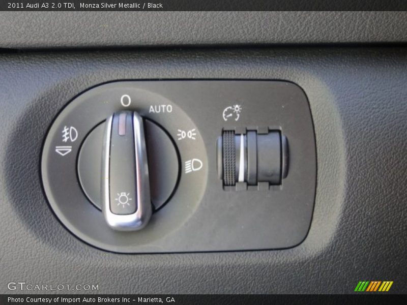 Monza Silver Metallic / Black 2011 Audi A3 2.0 TDI