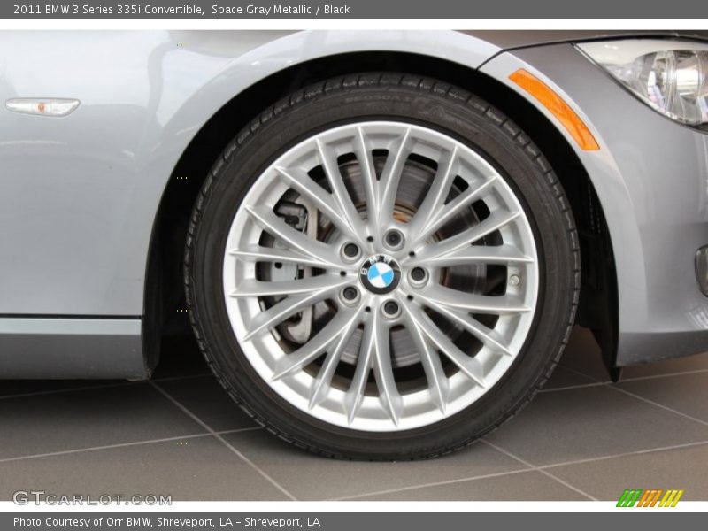 Space Gray Metallic / Black 2011 BMW 3 Series 335i Convertible