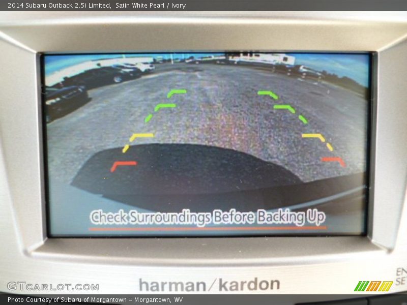 Satin White Pearl / Ivory 2014 Subaru Outback 2.5i Limited