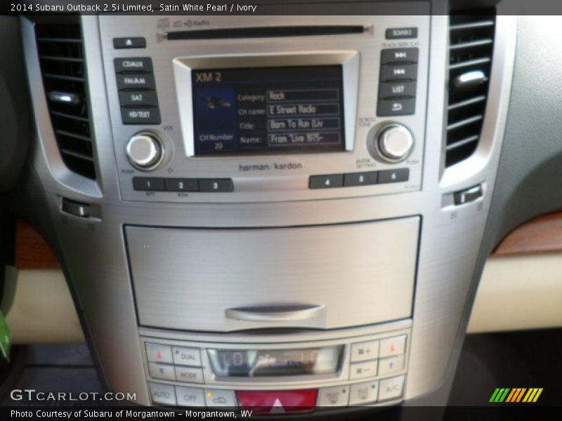 Satin White Pearl / Ivory 2014 Subaru Outback 2.5i Limited