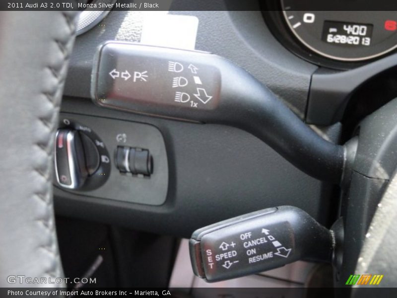 Monza Silver Metallic / Black 2011 Audi A3 2.0 TDI