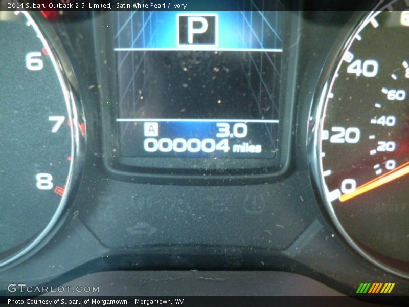 Satin White Pearl / Ivory 2014 Subaru Outback 2.5i Limited