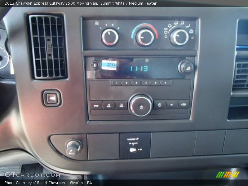 Summit White / Medium Pewter 2013 Chevrolet Express Cutaway 3500 Moving Van