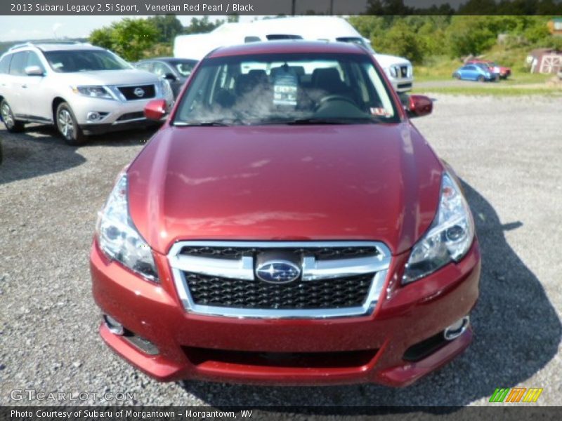 Venetian Red Pearl / Black 2013 Subaru Legacy 2.5i Sport
