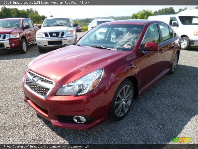Venetian Red Pearl / Black 2013 Subaru Legacy 2.5i Sport