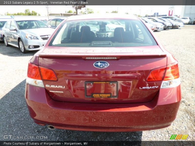 Venetian Red Pearl / Black 2013 Subaru Legacy 2.5i Sport