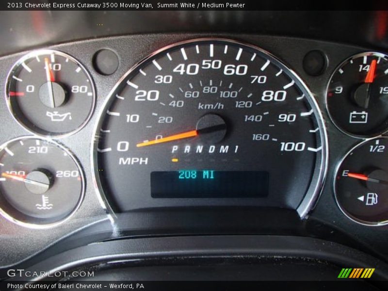 Summit White / Medium Pewter 2013 Chevrolet Express Cutaway 3500 Moving Van